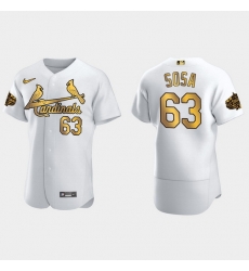 Men St.Louis Cardinals Edmundo Sosa 2022 Mlb All Star Game White Gold Men Jersey