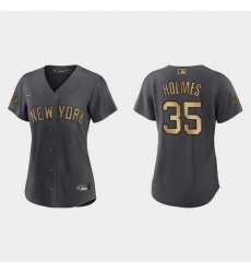 Women Clay Holmes New York Yankees 2022 Mlb All Star Game Replica Charcoal Jersey