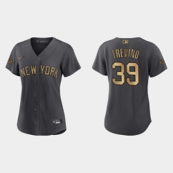 Women Jose Trevino New York Yankees 2022 Mlb All Star Game Replica Charcoal Jersey