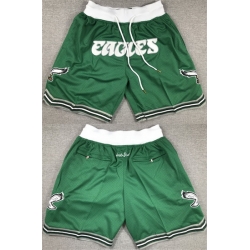 Men Philadelphia Eagles Green Shorts