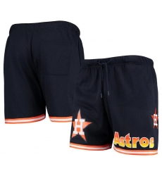 Houston Astros Navy Team Logo Mesh Shorts