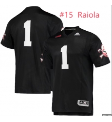 Men Dylan Raiola Nebraska Huskers #15 adidas Stitched Football Black Jersey