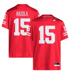 Men Dylan Raiola Nebraska Huskers #15 adidas Stitched Football Player Jersey