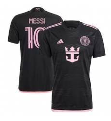 Men's Inter Miami CF Lionel Messi adidas Black 2024 La Noche Replica Player Jersey