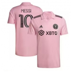 Men's Inter Miami CF Lionel Messi adidas Pink 2023 The Heart Beat Kit Replica Jersey