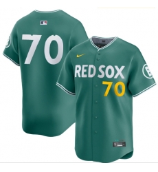 Red Sox #70 Green Baseball Jersey