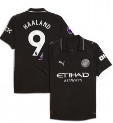 Haaland Black #9 Soccer Jersey