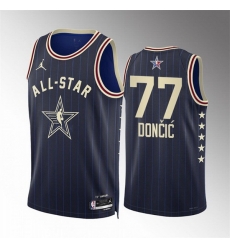 Men 2024 All Star 11 DeMar DeRozan Navy Stitched Basketball Jersey