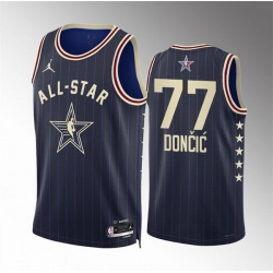 Men 2024 All Star 11 DeMar DeRozan Navy Stitched Basketball Jersey