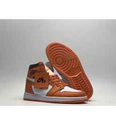 Air Jordan 1 Mid SE port Spice White Orange High Cut Men Shoes