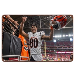 Cincinnati Bengals Aluminum Sign 12x8 Inch Andrei Iosivas 002