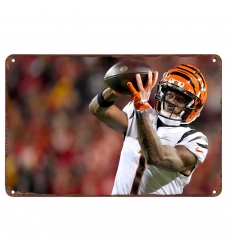 Cincinnati Bengals Aluminum Sign 12x8 Inch Ja'Marr Chase 001