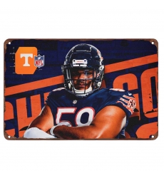 chicago bears Aluminum Sign 12x8 Inch Darnell Wright 002