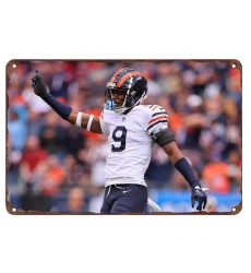 chicago bears Aluminum Sign 12x8 Inch Jaquan Brisker 001