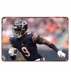 chicago bears Aluminum Sign 12x8 Inch Jaquan Brisker 004