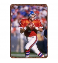 Denver Broncos Aluminum Sign 12x8 Inch John Elway 002