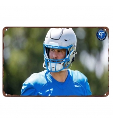 Detroit Lions Aluminum Sign 12x8 Inch Sam LaPorta 001