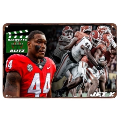 Jacksonville Jaguars Aluminum Sign 12x8 Inch Travon Walker  002