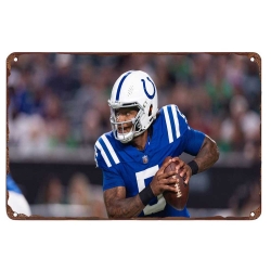 Indianapolis Colts Aluminum Sign 12x8 Inch Anthony Richardson  003