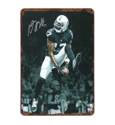 Los Angeles Raiders Aluminum Sign 12x8 Inch Davante Adams 005