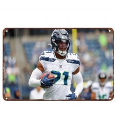 Seattle Seahawks Aluminum Sign 12x8 Inch Devon Witherspoon 003