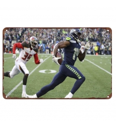 Seattle Seahawks Aluminum Sign 12x8 Inch Dk Metcalf 001