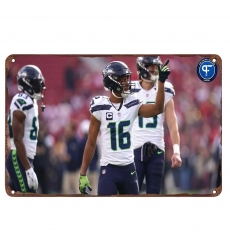 Seattle Seahawks Aluminum Sign 12x8 Inch Tyler Lockett 001