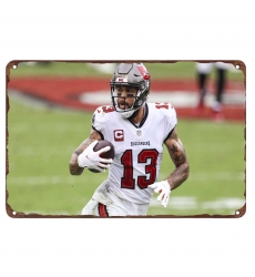 Tampa Bay Buccaneers Aluminum Sign 12x8 Inch Mike Evans 004