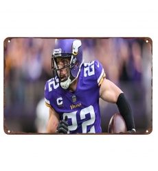 Minnesota Vikings Aluminum Sign 12x8 Inch Harrison Smith 002