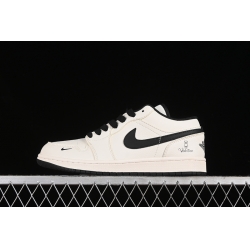 AIR JORDAN 1 LOW WHITE BLACK SJ9950 009