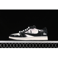 TRAVIS SCOTT X FRAGMENT DESIGN X AIR JORDAN 1 LOW OG SP WHITE BLACK XZ3368 555