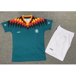 Youth Retro Soccer Jerseys Germany 1994 Away