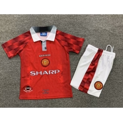 Youth Retro Soccer Jerseys Manchester United F.C. 96 98