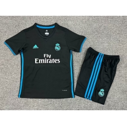 Youth Retro Soccer Jerseys Real Madrid CF Black