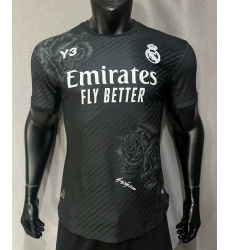 Men 2024 Soccer Jersey Real Madrid CF Black