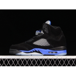 AIR JORDAN 5 RETRO BLACK RACER BLUE REFLECTIVE SILVER CT4838 004