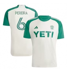 Men Austin FC Daniel Pereira 2024 25 Away Replica Cream White