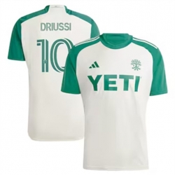 Men Austin FC Sebastian Driussi 2024 25 Away Replica Cream White