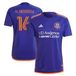 Men Houston Dynamo Hector Herrera 2024 25 Away Replica Purple