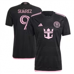 Men Inter Miami CF Luis Suarez 2024 25 Away Replica Black