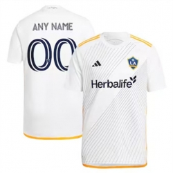 Men LA Galaxy Custom 2024 25 Home Replica White