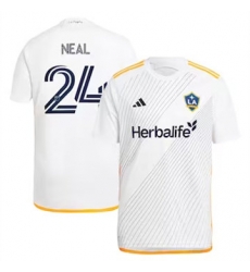 Men LA Galaxy Jalen Neal 2024 25 Home Replica White