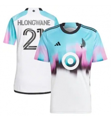 Men Minnesota United FC Bongokuhle Hlongwane 2023 24 Away Replica White