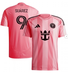 Men's Inter Miami CF Luis Suárez adidas Light Pink 2025 Euforia Replica Player Jersey