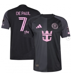 Men's Inter Miami CF Rodrigo De Paul adidas Black 2025 The Fortitude Kit Authentic Player Jersey Men's Inter Miami CF Rodrigo De Paul adidas Black 2025 The Fortitude Kit Authentic Player Jersey