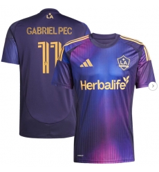 Mens LA Galaxy Gabriel Pec adidas Navy 2025 RIZON Replica Player Jersey