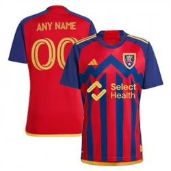 Men Real Salt Lake Custom 2024 25 Away Replica Red