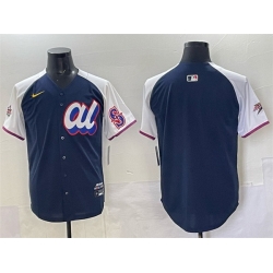 Men American League Tampa Bay Rays Team Big Logo Navy Alternate 2025 All Star Edition Limited Stitched Baseball Jersey Men American League Tampa Bay Rays Team Big Logo Navy Alternate 2025 All Star Edition Limited Stitched Baseball Jersey
