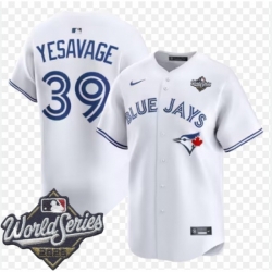 Men Toronto Blue Jay Trey Yesavage #39 White Stitched Baseball Jersey Men Toronto Blue Jay Trey Yesavage #39 White Stitched Baseball Jersey