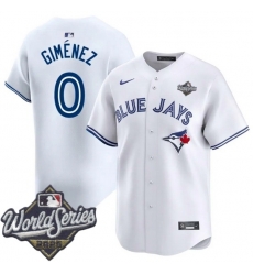 Men Toronto Blue Jays 0 Andres Gimenez Cool Base Stitched Baseball Jersey White Men Toronto Blue Jays 0 Andres Gimenez Cool Base Stitched Baseball Jersey White